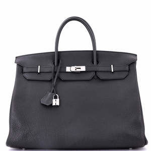 Hermes Birkin 40 Black Togo with Palladium Hardware
